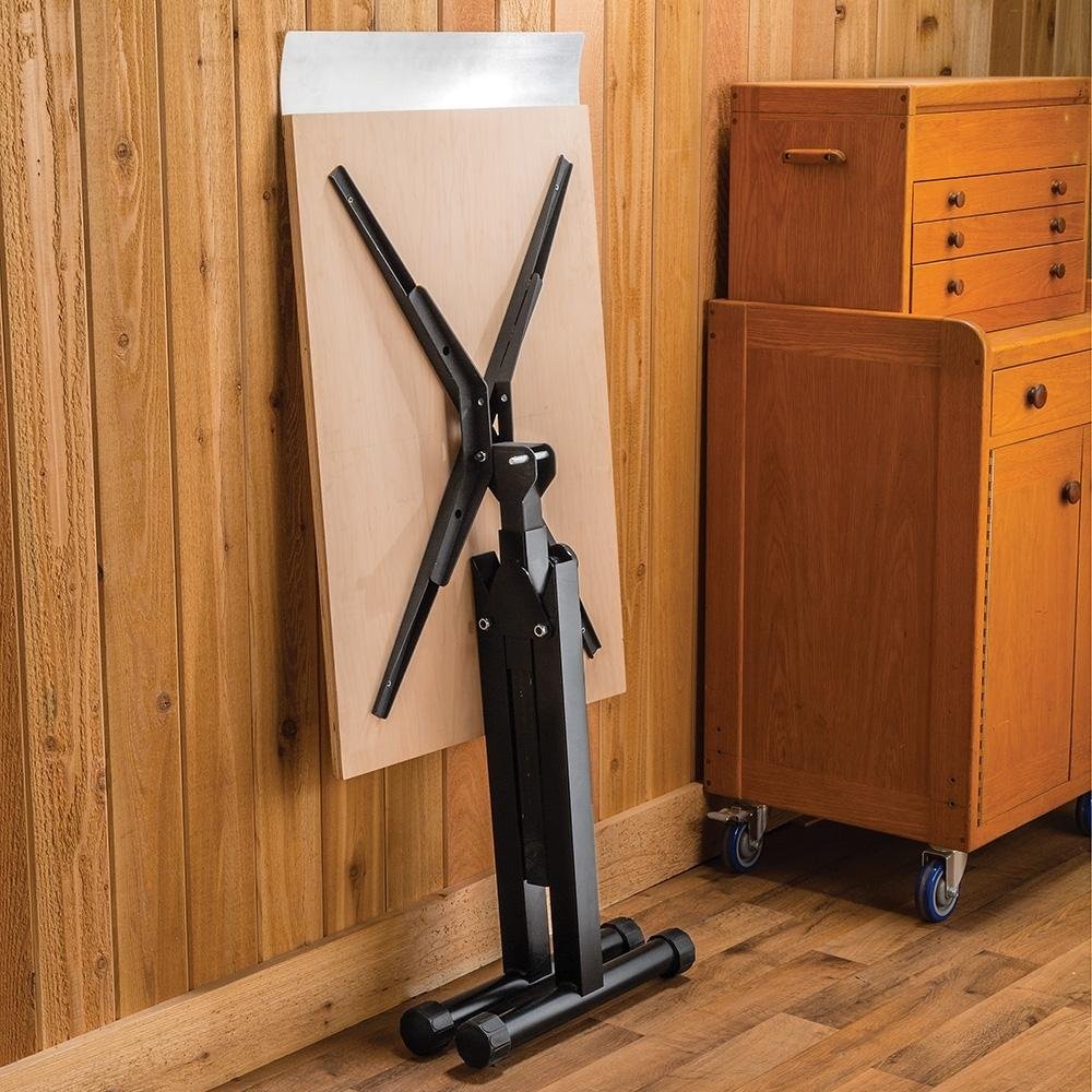 Rockler HeavyDuty Fliptop Roller Stand with Outfeed Table Kit