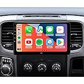10.2inch Car Stereo Radio for Dodge Ram Pickup 1500 2500 3500 2013 2014 2015 2016 2017 2018 with Wireless carplay/Android aut