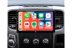 10.2inch Car Stereo Radio for Dodge Ram Pickup 1500 2500 3500 2013 2014 2015 2016 2017 2018 with Wireless carplay/Android aut