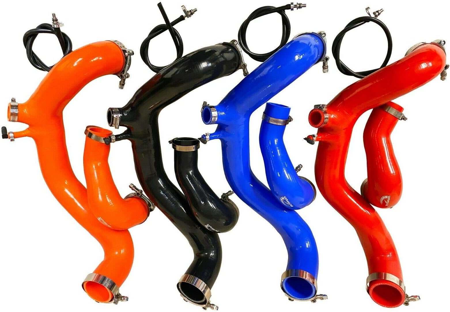 Can Am Maverick X3 Silicone Charge Tubes Kit 2020 RR XRC, XRS, XMR, XDS MAX (No BOV Blue RR)