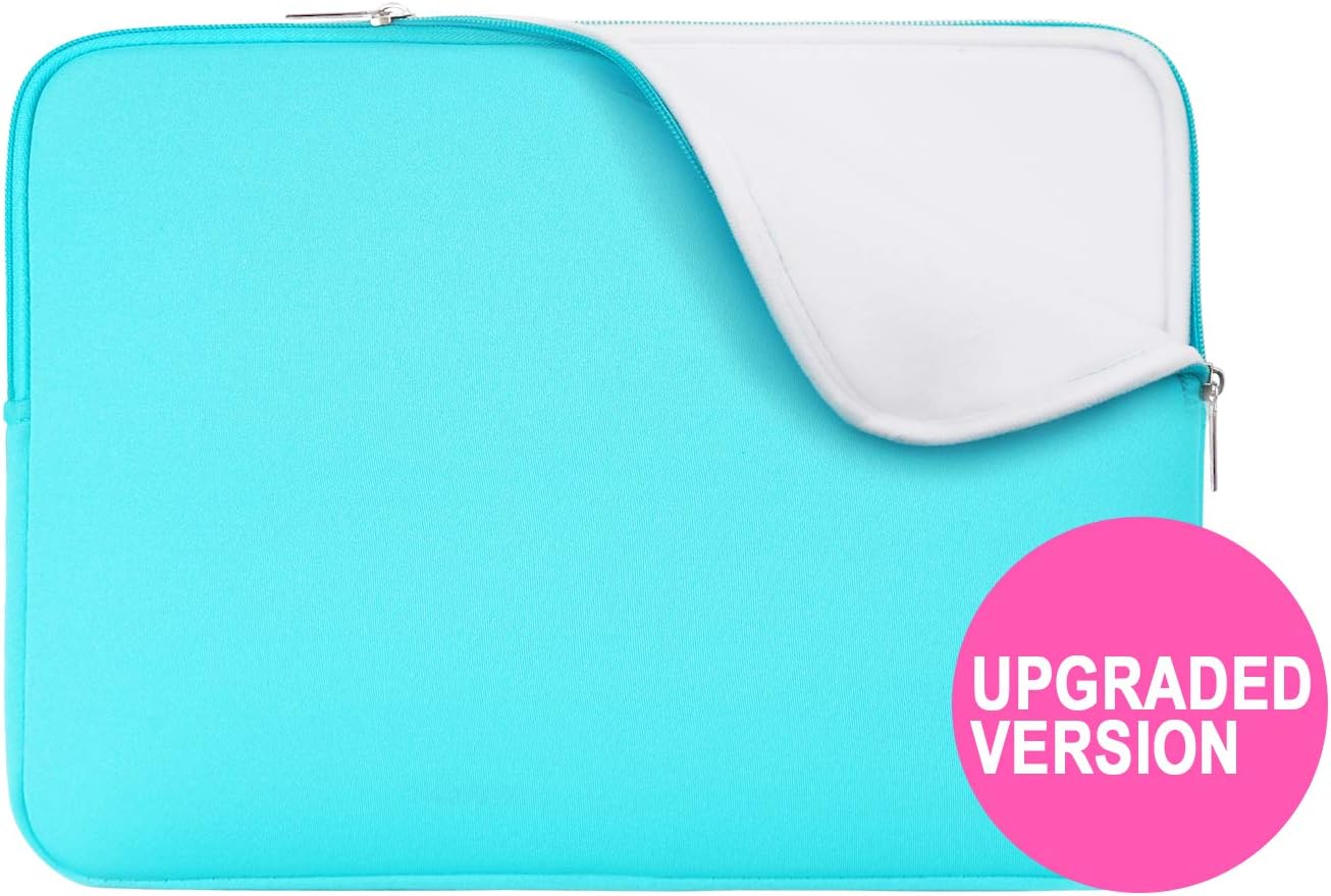 RAINYEAR 15 Inch Laptop Sleeve 15" Protective Soft Case Padded Cover Carrying Computer Bag Compatible with New 15.4 MacBook Pro Specially for Model A1938 A1707 A1990(Blue,Upgraded Version) - Image 3