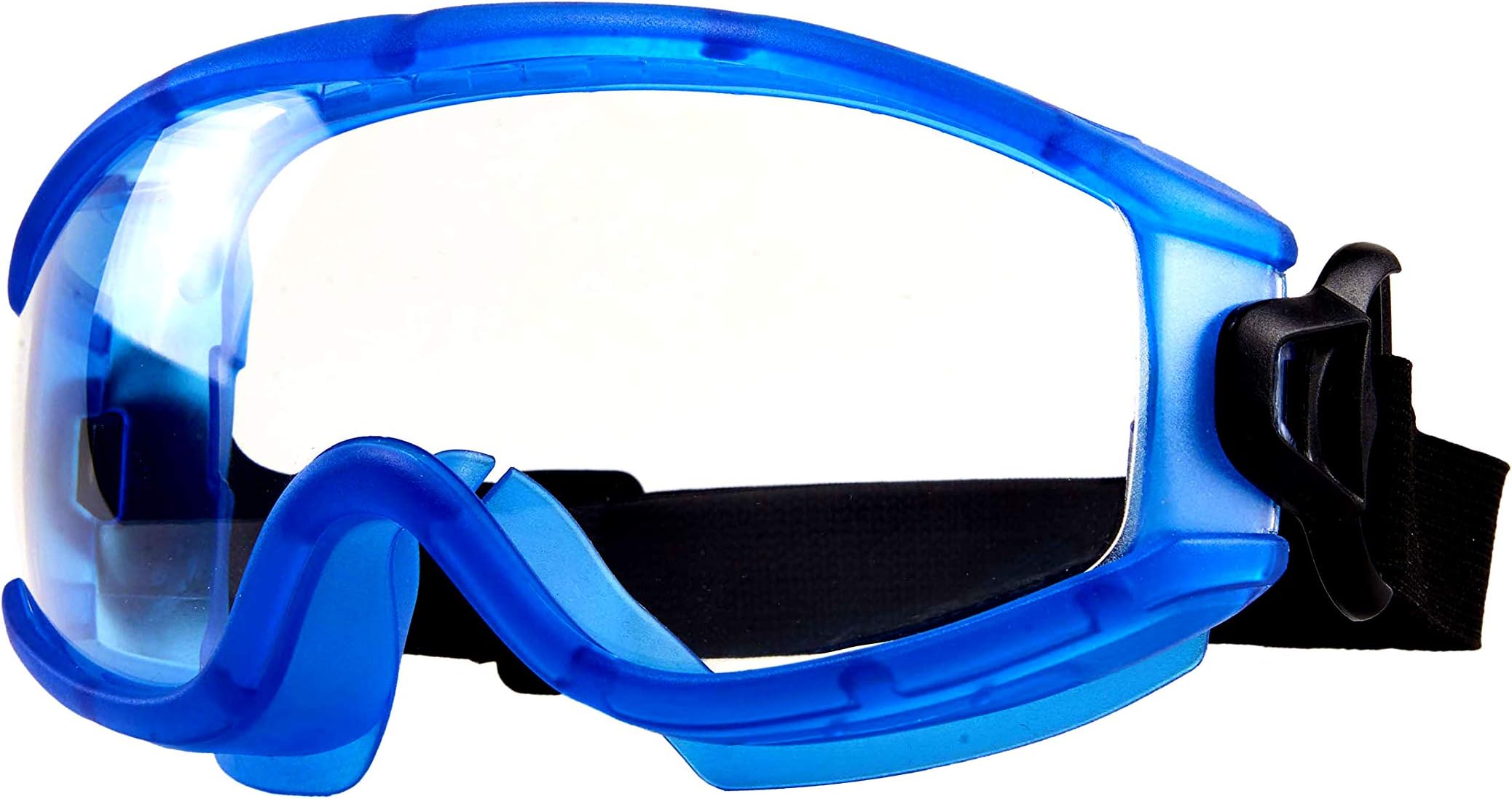 Holu Safety Goggles Anti-Fog Splash and Impact Resistant Goggles Clear Sport Style Eye Protection (Navy blue)
