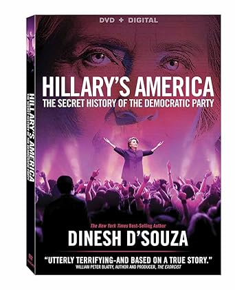 Amazon Com Hillary S America Dvd Digital Dinesh D Souza Hillary Clinton Dinesh D Souza Movies Tv