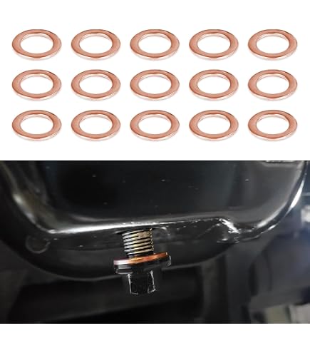 20 Rondelles D'Écrasement Pour Bouchon De Vidange - 12mm Intérieur, 18mm Extérieur, Épaisseur 2mm - Métal