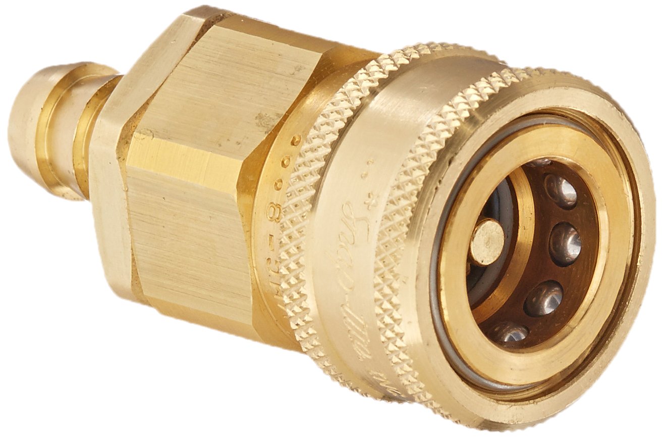 SnapTite BVHC88H Brass HShape QuickDisconnect Hose Coupling, Sleeve