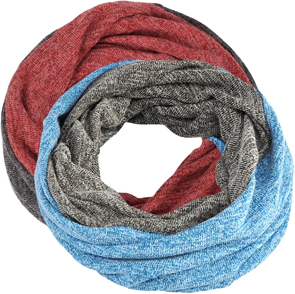 FORTREE 2 Pack Multifunction Slouchy Beanie for Jogging, Cycling (1+3): Clothing