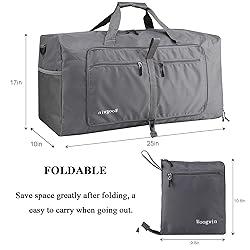 Woogwin Travel Duffel Bag Large Foldable Waterproof