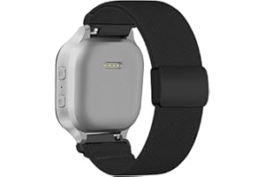 CHINBER Stretchy Bands for Gizmo Watch Band for Kids Compatible with Gizmo Watch 3 2 1/ Gabb Watch 3 2 1/ SyncUP/Cosmo JrTrack Watch, Soft Breathable Nylon Stretch Strap with Magnetic Clasp for Boys and Girls