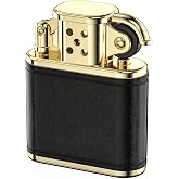 Vintage Trench Petrol Lighter, Cool Stylish Kerosene Lighter Gift for Man（No Fuel）