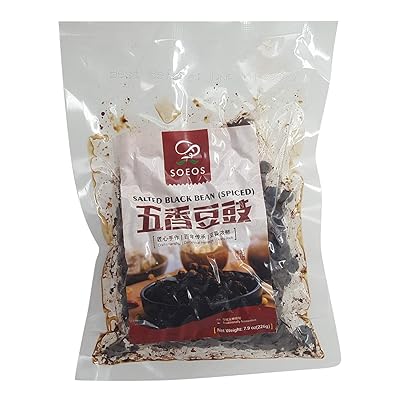 Soeos Chinese Douchi - Fermented Black Beans -226g
