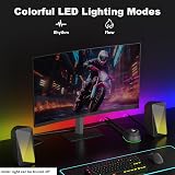 SOULION C30 Bluetooth PC Speakers 3W+3W USB Powered with LED RGB view 4
