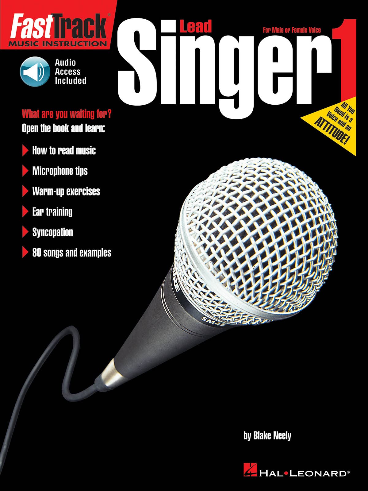 FastTrack Lead Singer Method Book 1 (Includes Online Access Code)