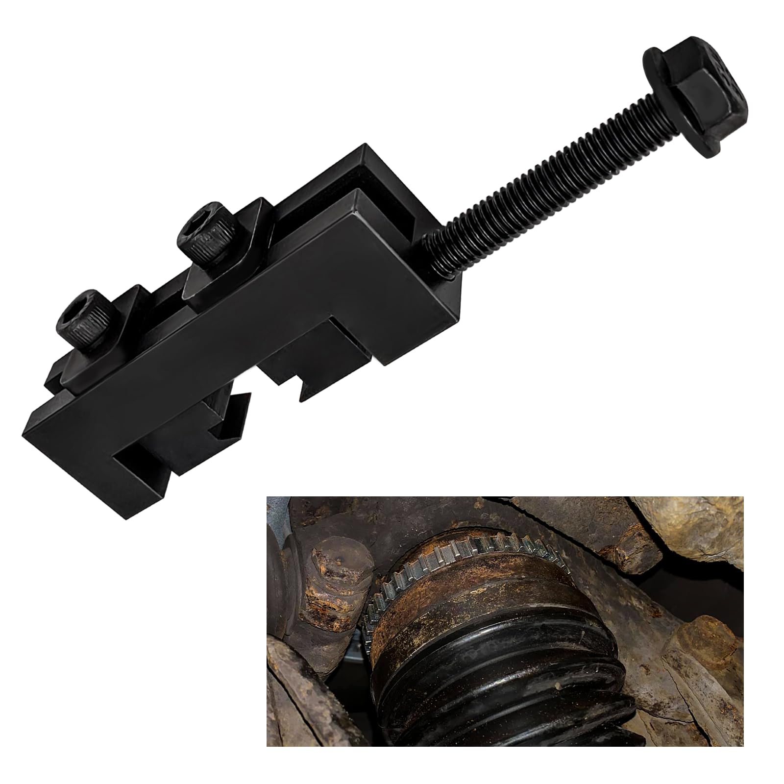 Photo 1 of Endxedo CV axle Boot Clamp Tool Drive Shaft Boot Clamping Tool for Removing The Locking Straps on The Car Dust Boot Compatible with Toyota/Lexus etc Replaces for OEM 09521-24010