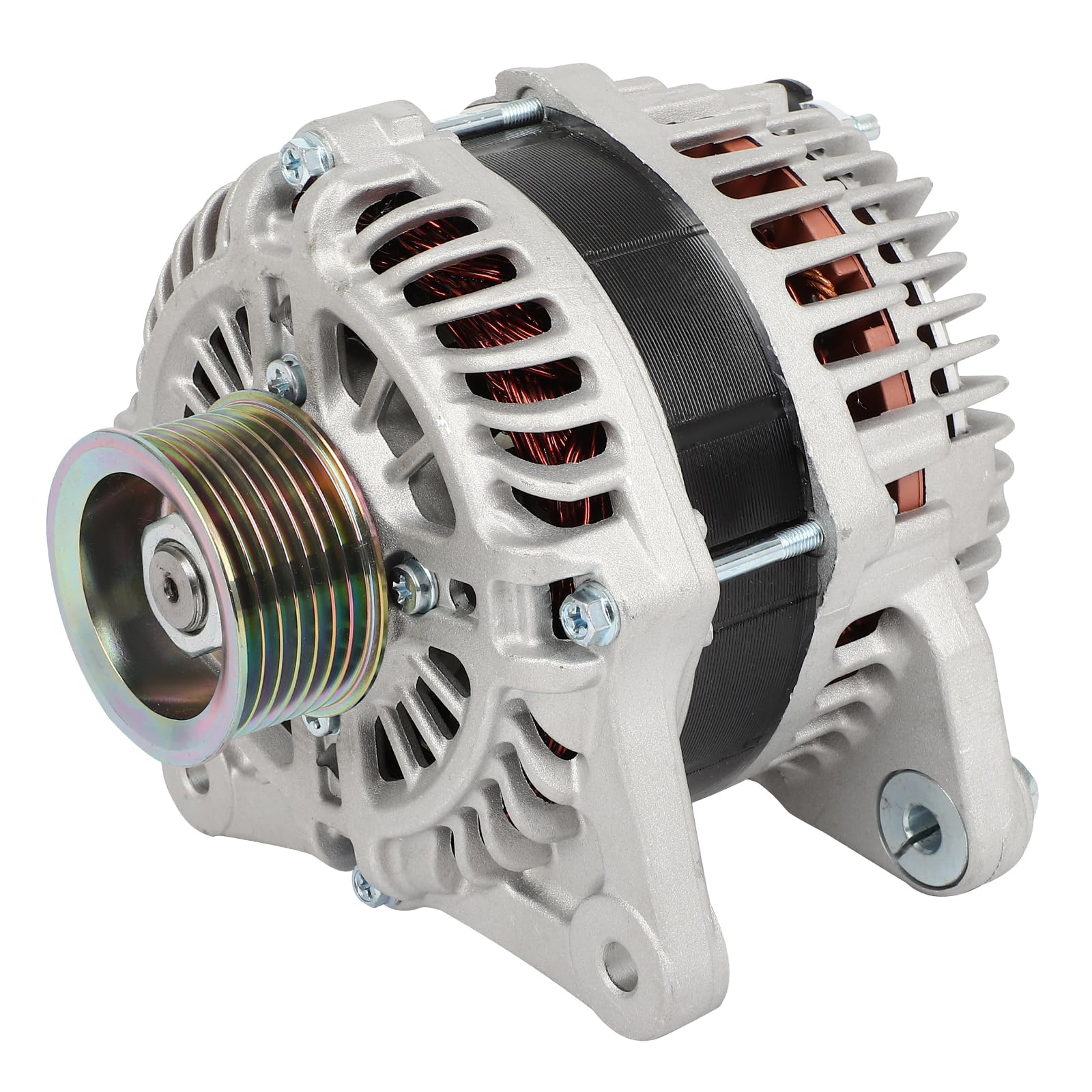 Photo 1 of SCITOO Alternator Fit for Nissan for March L4 1.6L 1598cc 98cid 2015-2017,for Nissan for Versa L4 1.6L 2012-2019,for Nissan for Versa Note L4 1.6L 2014-2019 12V 110Amp CW 7-Groove 11547