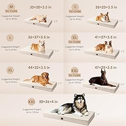 EHEYCIGA Orthopedic Dog Beds for Large Dogs with