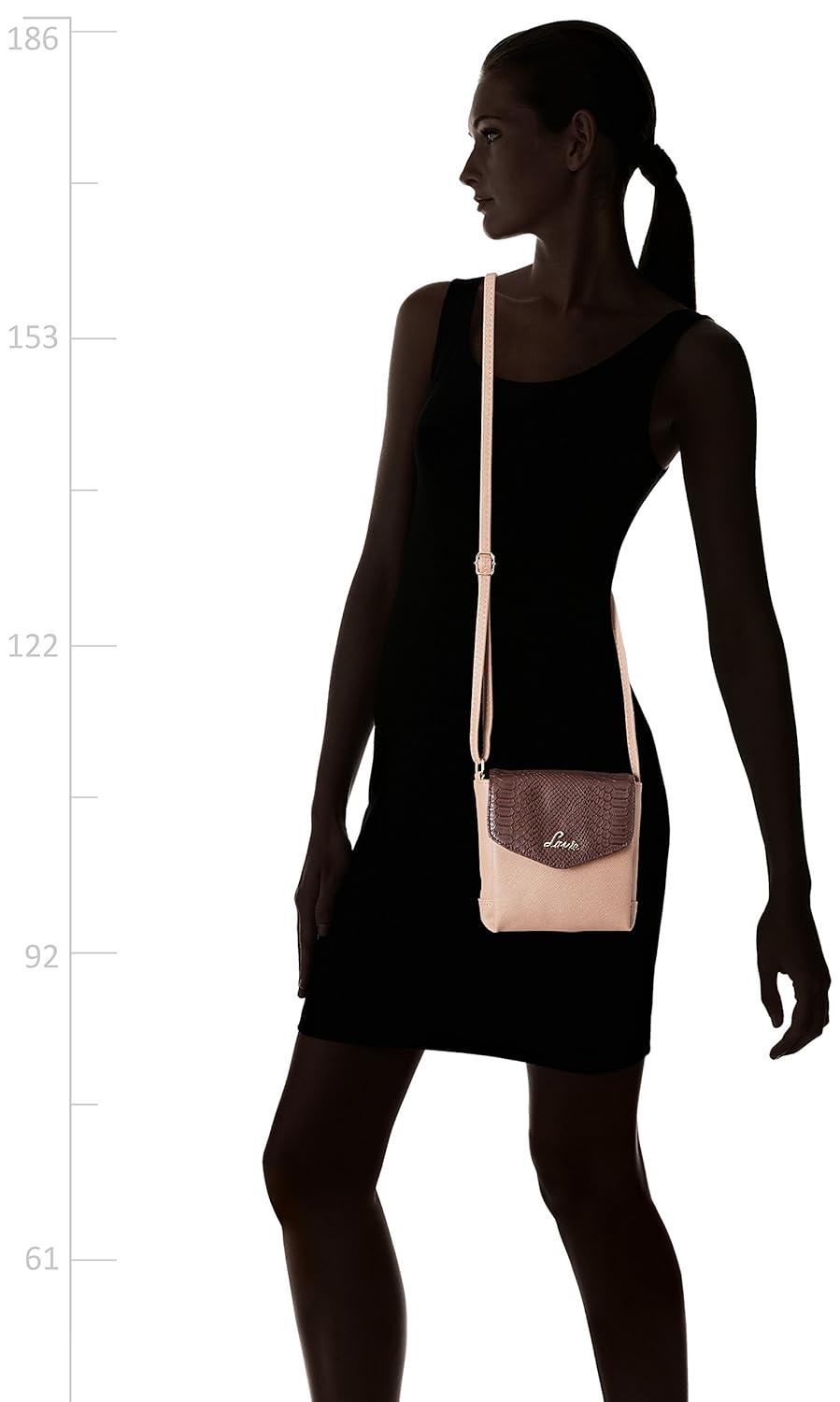 lavie onora women's sling bag (beige) ()