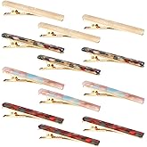 Cobahom 12 Pack Thick Hair Duckbill Metal Duck Teeth Hair Clips for Women - Chic Tortoise Shell Hair Pins in Red, White, Blue, and Pink (2.36 Inch)