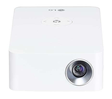 LG IT Products PH30JG Mini-Beam LED Projektor (Native HD, 250 Lumen, 100.000:1 Kontrast) weiß