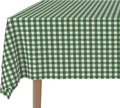 - Vichy Teflon-Tischdecke - Botelle Green - 100x140 cm