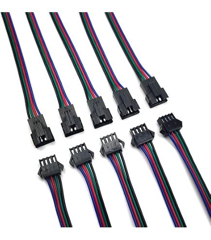 VONVOFF 20 Pairs 3-Pin JST SM Connectors - 20AWG 15cm Wires, Male & Female LED Strip Connectors - View #7
