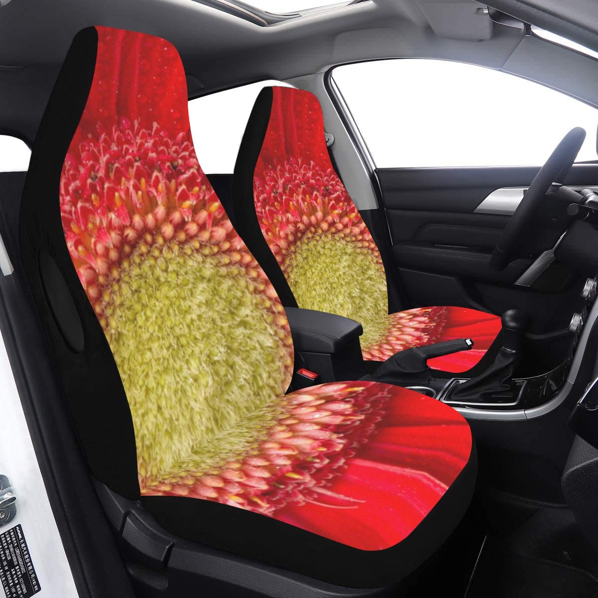 Car Seat Protector for Girls Closeup of Beautiful Flowers