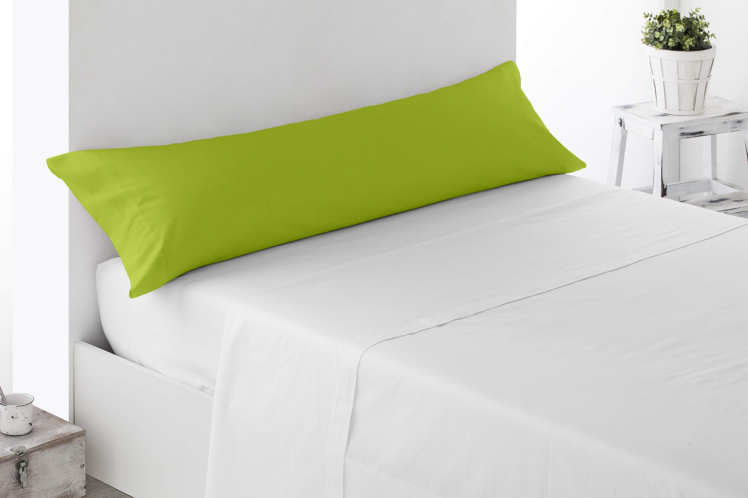 Miracle Home. Pillowcase, anti-peeling, soft and comfortable, 50% cotton, 50% polyester. Bed 105. Pistachio