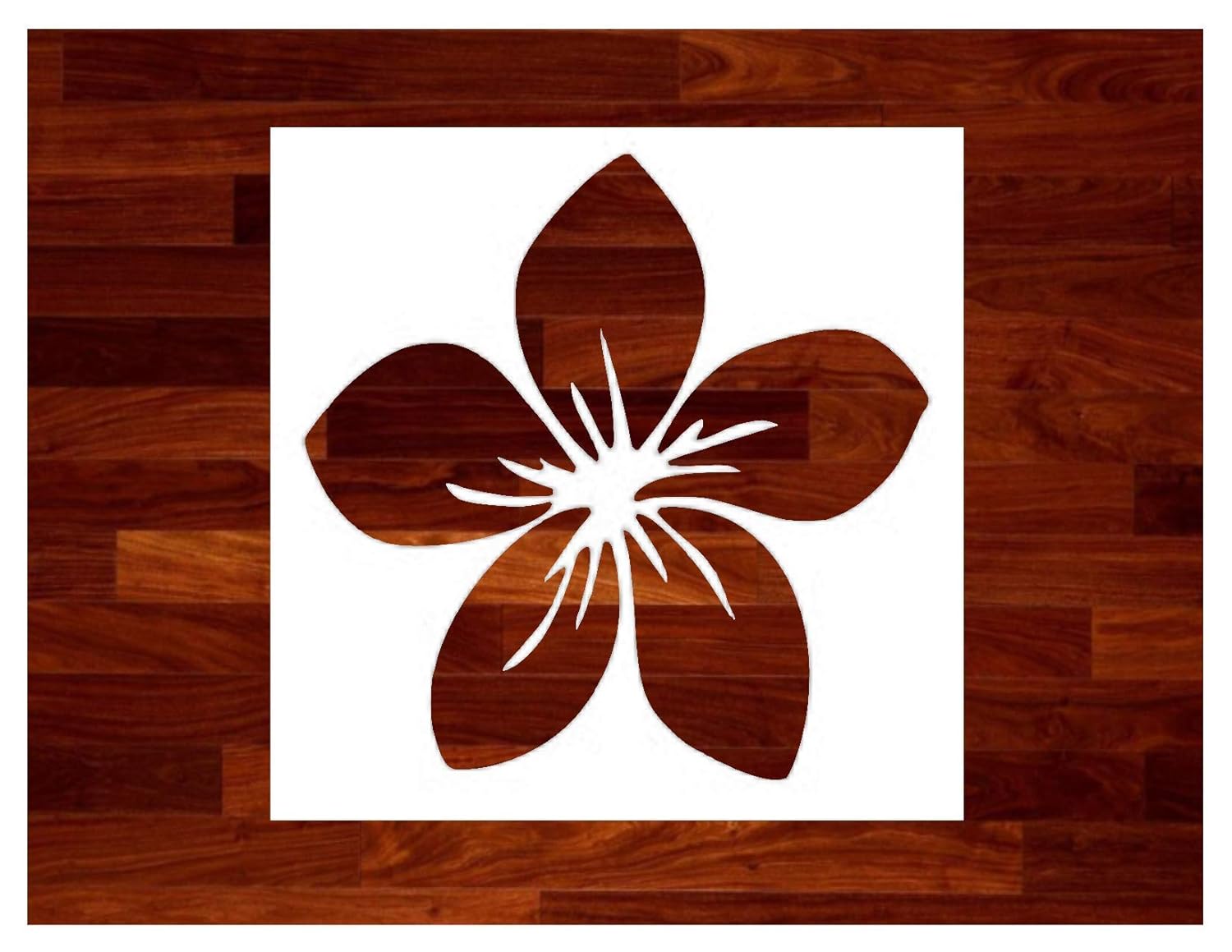 Amazon.com: Plumeria Flower ~ Multiple Sizes ~ Reusable Stencil ~: Handmade