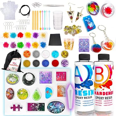 Goody King Resin Jewelry Making Kit for Beginners with Molds and Supplies