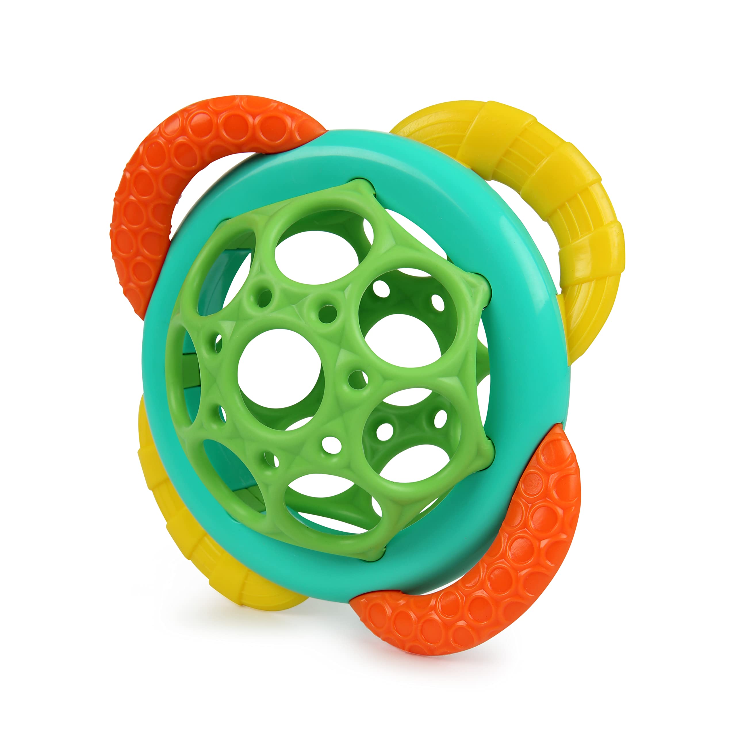 Bright Starts Oball Grasp & Teethe Easy-Grasp Teether, Ages 3 Months+