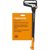 Fiskars 28" Hookaroon, Sharp and Lightweight Pickaroon Tool for Firewood | Lift, Drag, &amp; Load Heavy Rounds of Firewood and Split Wood, Pick Tool for Logs &amp; Forestry, Saves Your Back