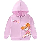 Paw Patrol Nickelodeon Skye Girls Zip Up Hoodie for Toddler and Big Kids