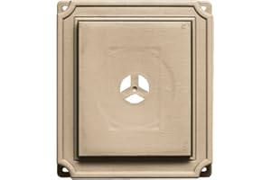 Builders Edge 130110001069 Scalloped Mounting Block 069, Tan