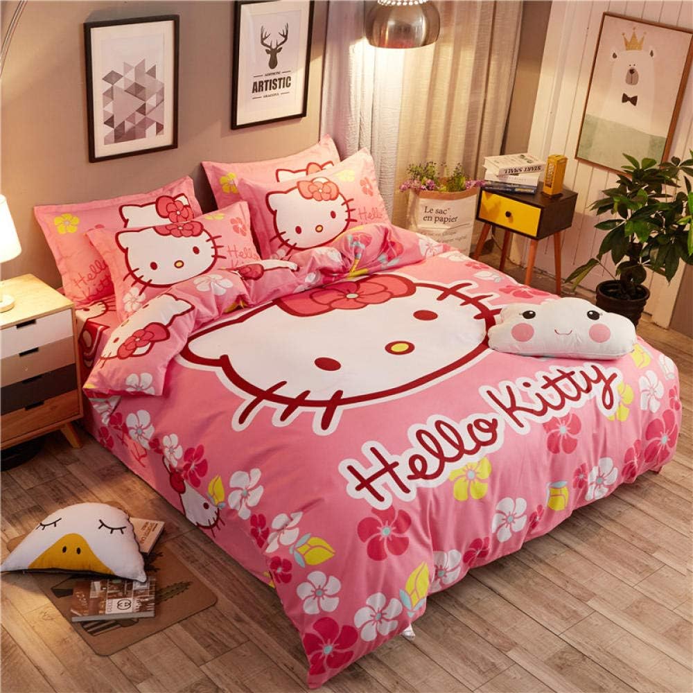 WPHRL Hello Kate Bedding Set Duvet Set 3 Pcs with PillowcasePolyester/Cotton 220x230cm