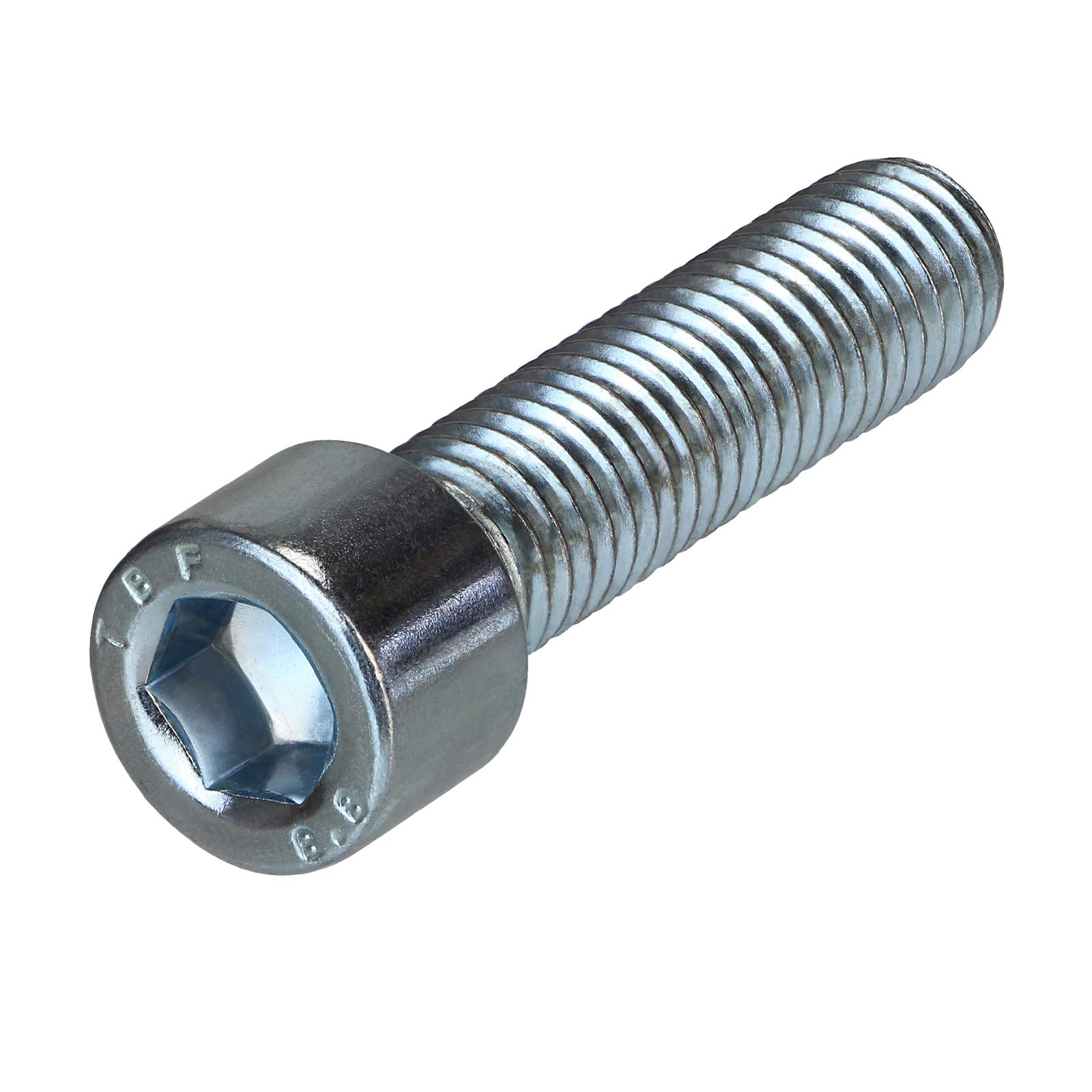 ALPIDEX Cylinder Head Screws M10 x 40 mm DIN 912 Galvanised 8.8 Hexagon Socket Pack of 50
