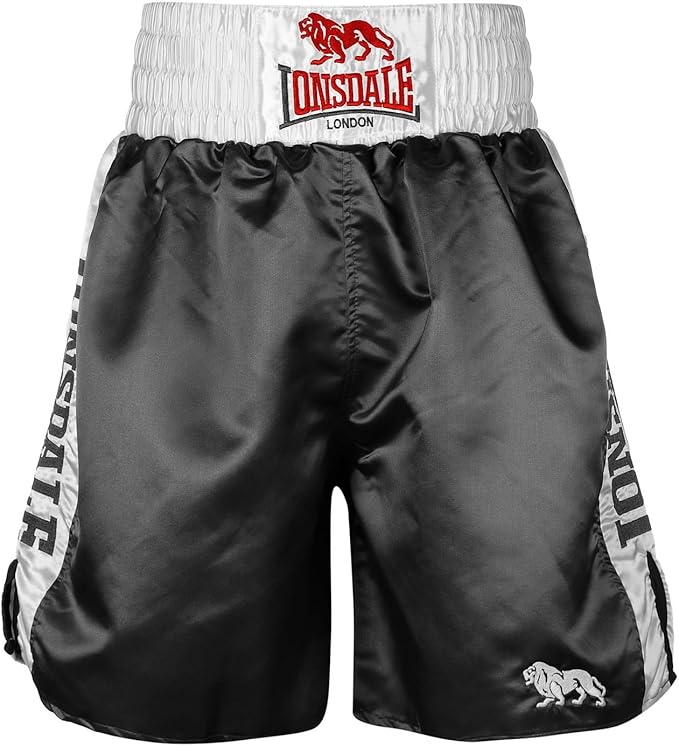 Lonsdale Mens Pro Large Logo Boxing Shorts Pants Trousers Bottoms Loose