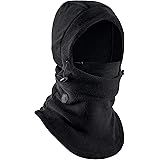 Balaclava Ski Mask - Winter Face Mask Cover for Extreme Cold Weather - Heavyweight Fleece Hood Snow Gear for Men & Women