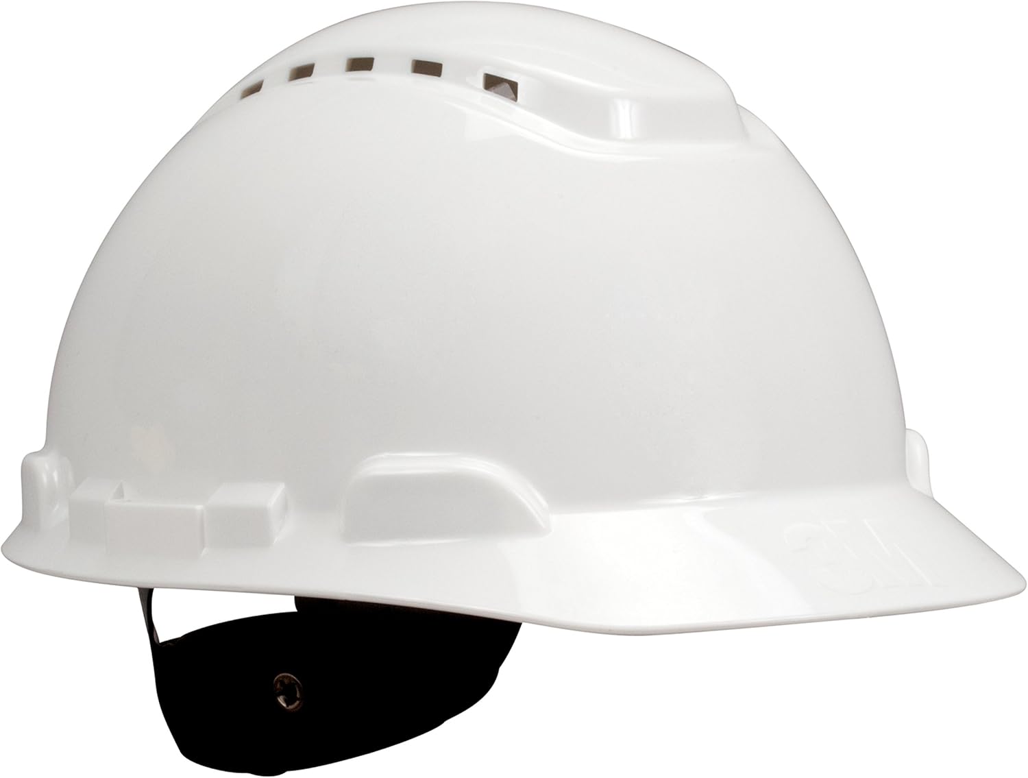 3m Hard Hat Safety Helmet 4point Ratchet Suspension Vented White H