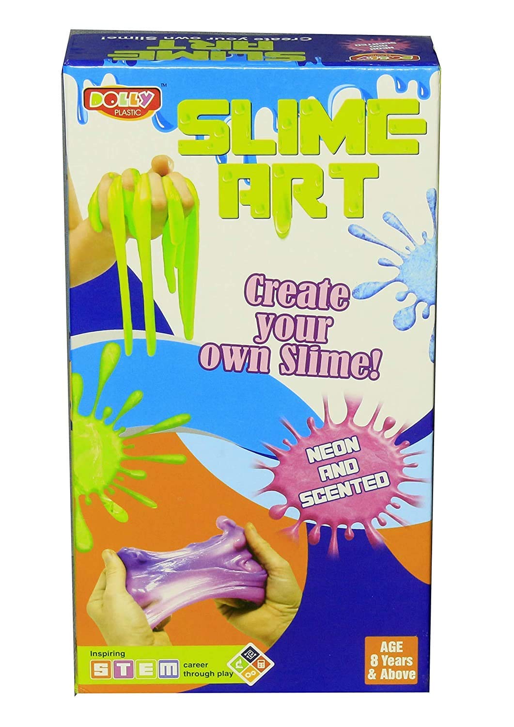 SC Innovative Neon & Scented Slime Art Box for Kids to Make Slime at Home- Assorted Color