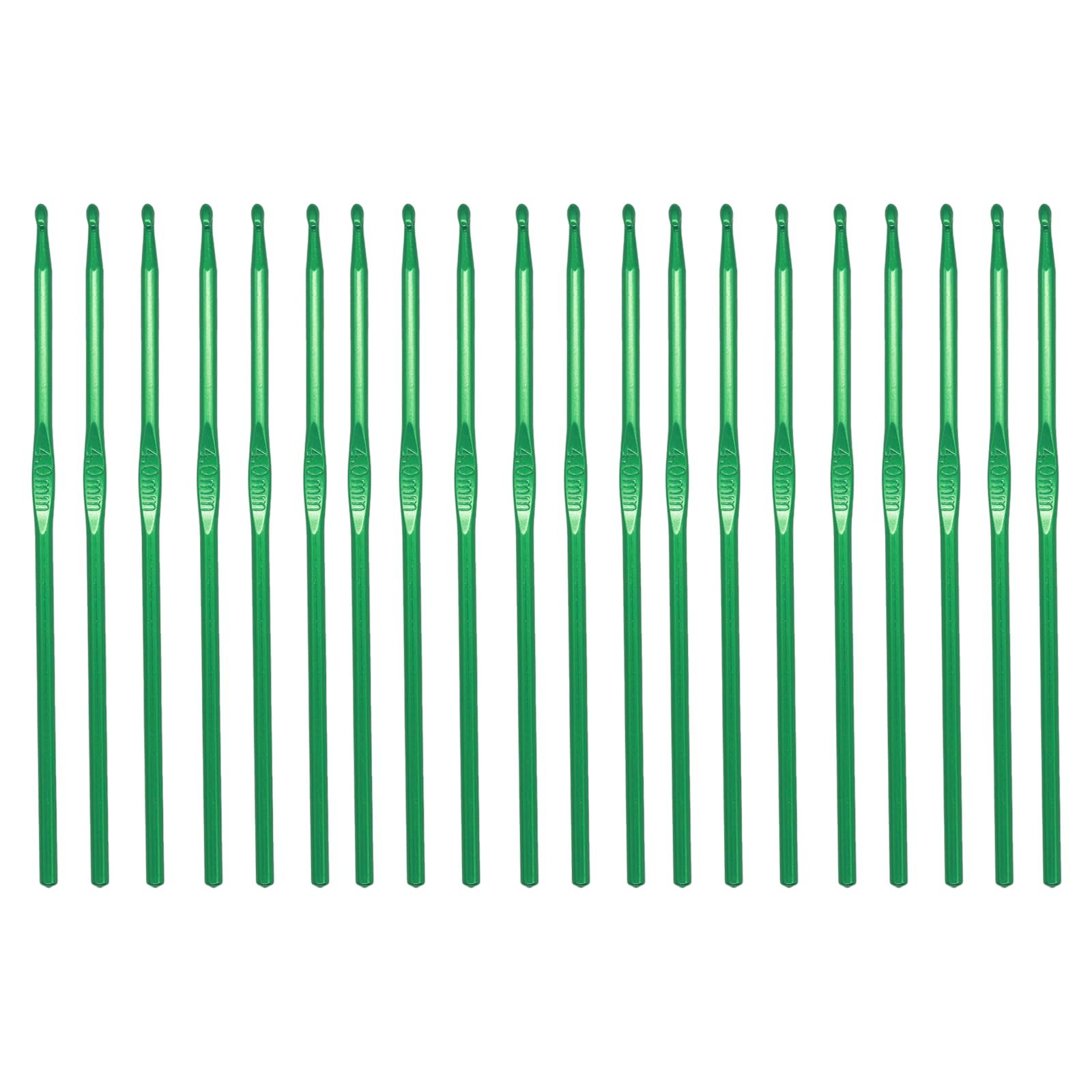 Photo 1 of 20PCS Aluminum Crochet Hook?Crochet Hook for DIY Craft,Aluminum Knitting Needles Craft Yarn,Crochet Needles for Knitting Scarf,Great Gift for Crochet Beginner?4.0mm US Size G (Size 6) Knitting Needles