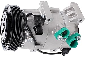 NewYall 1.6L Air Conditioner A/C Compressor with Clutch for Kia Forte Koup Forte5 Soul 2014-2019 Hyundai Elantra 2017