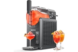 Slushie Machine, No Ice Needed, 68 oz INOVIVA Slushy Machine for Home with Self-Cleaning Function, Professional Frozen Drink Maker, 5 Preset Programs, Frozen Margaritas, Frappés, Milkshake, and More
