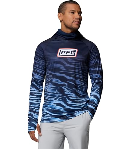 Columbia Men's PFG Super Terminal Tackle Vent Hoodie, Collegiate