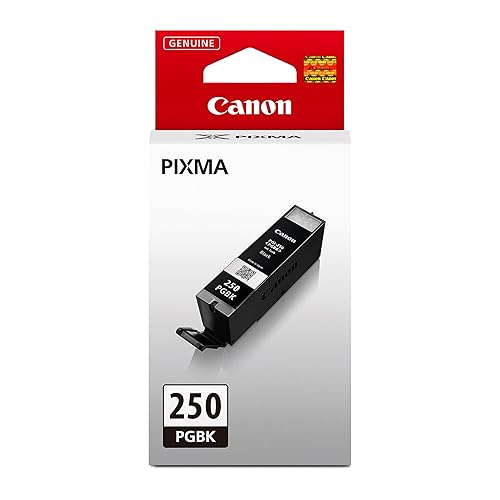Canon PGI-250 Genuine Pigment Black Ink Tank, Compatible with MG6320, IP7220 & MG5420, MX922, MG5520, MG6420, MG7120, iX6820, iP8720, MG7520, MG6620, and MG5620 Printers
