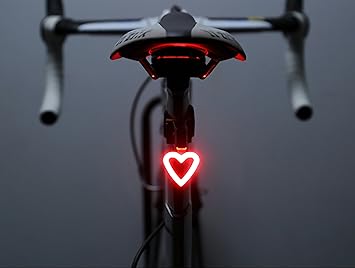 heart bike light