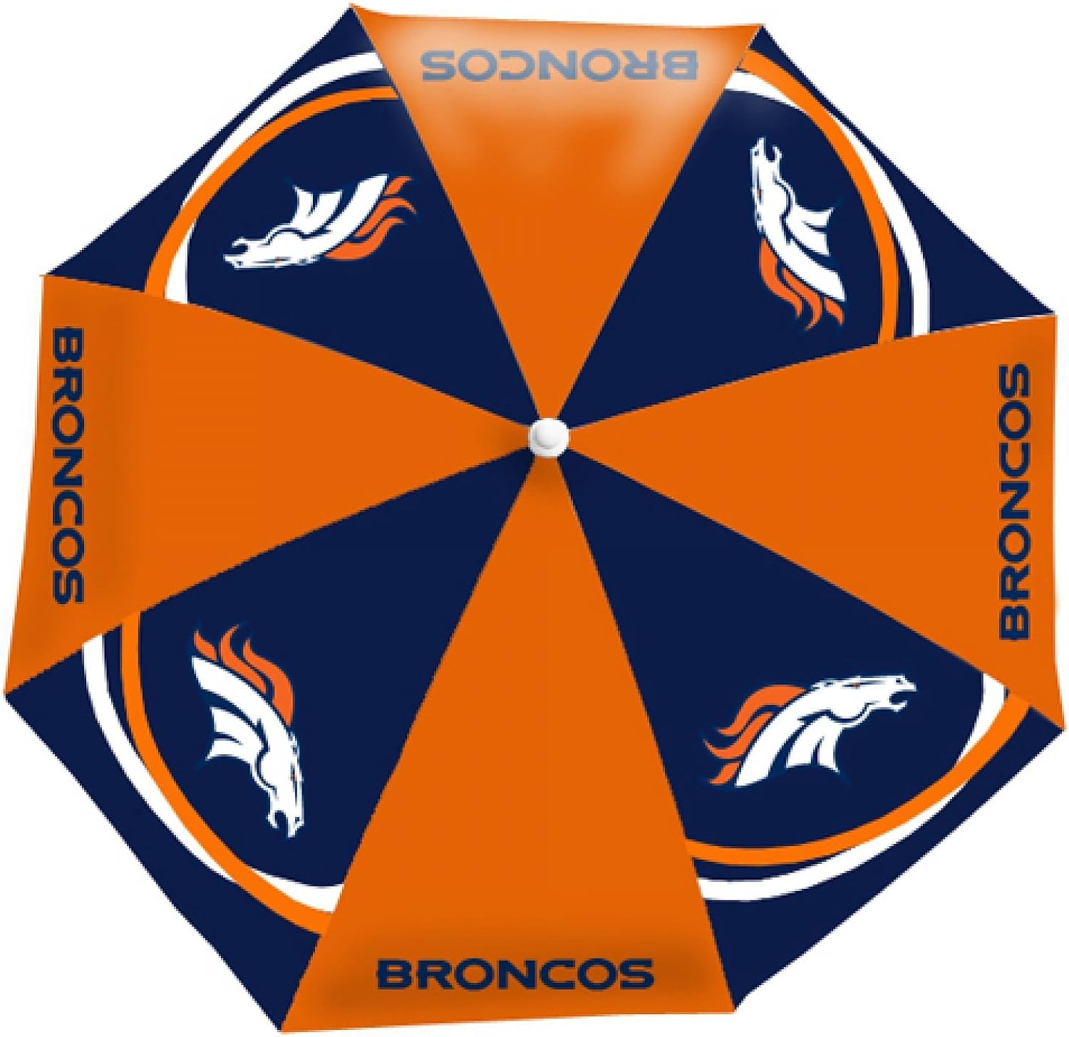 NFL Beach Umbrella NFL Team Denver Broncos Golf Umbrellas Clothing