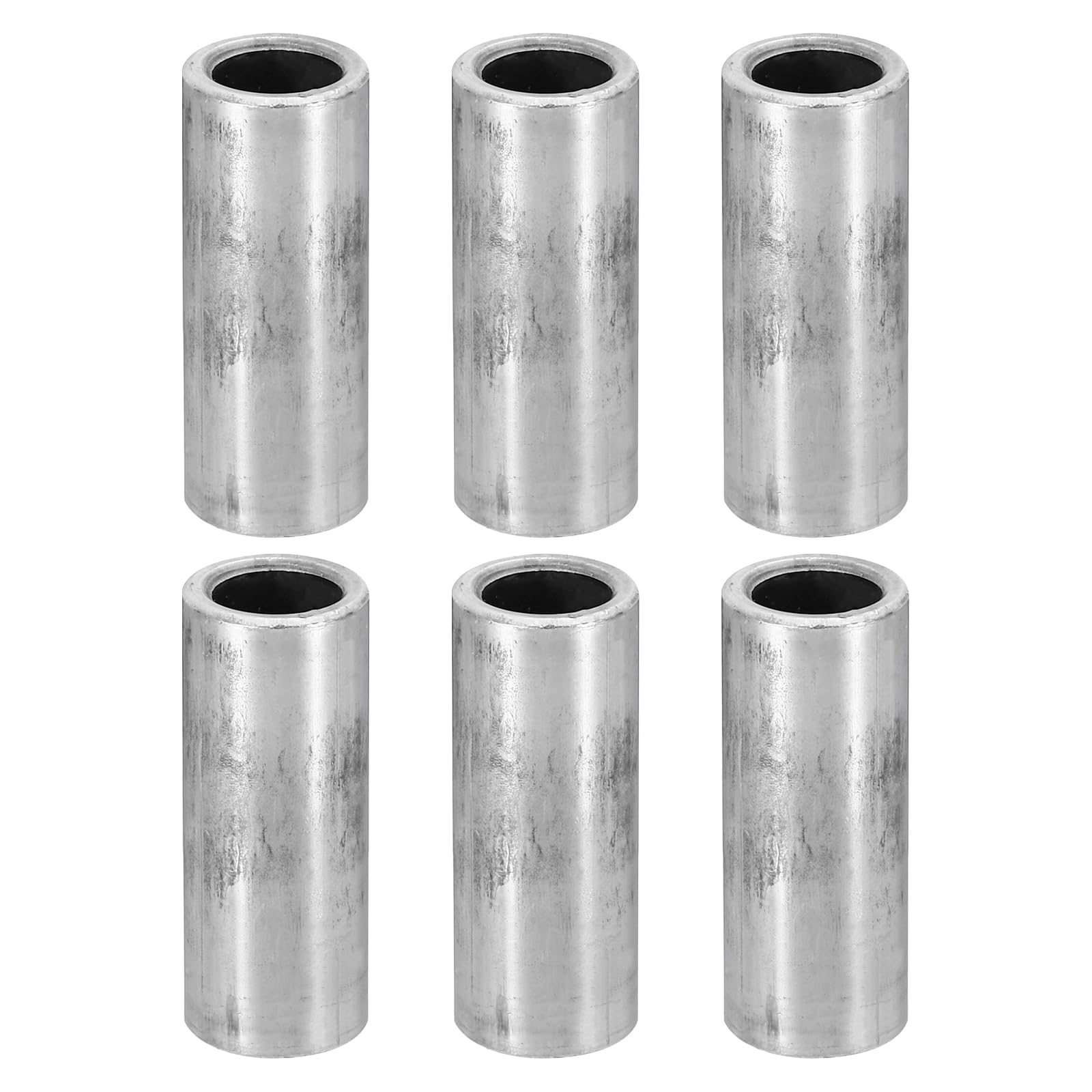 PATIKIL M8 Steel Spacers, 6 Pcs Metal Spacers Steel 8.2mm ID x 12mm OD x 30mm L Carbon Steel Spacer Screw Standoff Round for 5/16in or M8 Screw Bolts