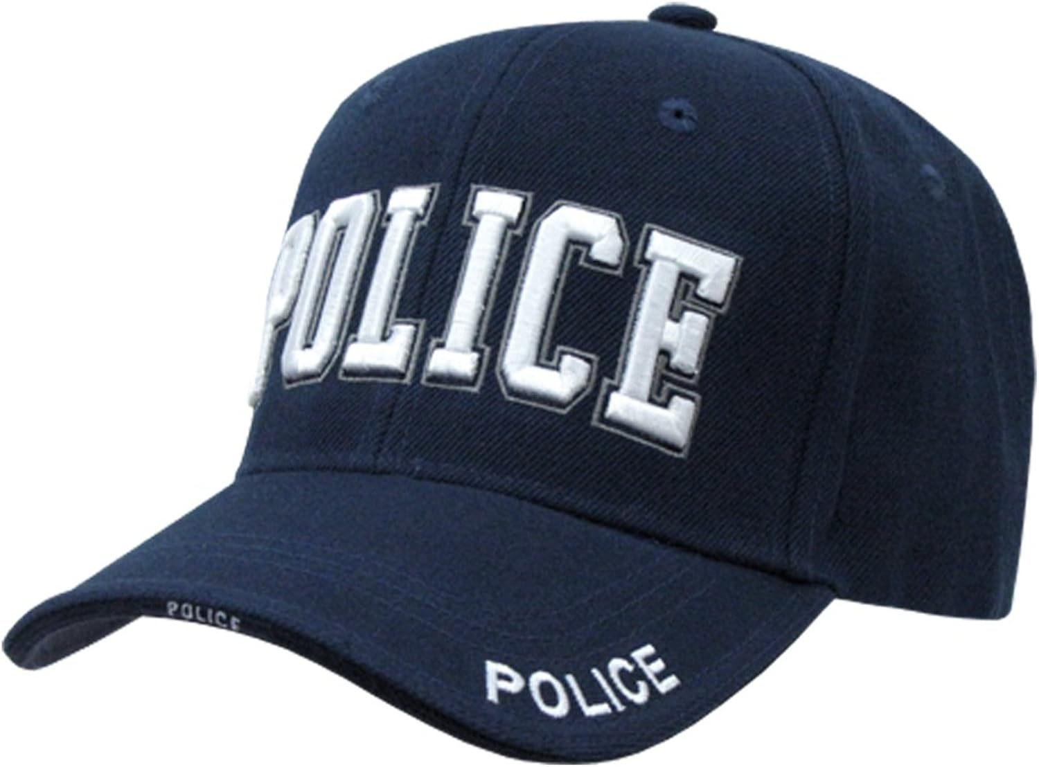 9489 Deluxe Navy Blue Police Hat (Adj.) Military Apparel Accessories Clothing