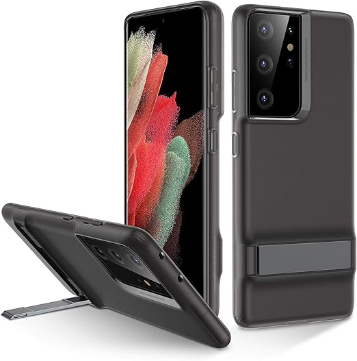 Amazon Com Esr Metal Kickstand Case Compatible With Samsung Galaxy S21 Ultra 6 8 Inch 21 Reinforced Drop Protection Portrait And Landscape Stand Translucent Black Amazon Com Esr Metal Kickstand Case Compatible With Samsung Galaxy S21 Ultra 6 8 Inch 21 Reinforced Drop Protection Portrait And Landscape Stand Translucent Black