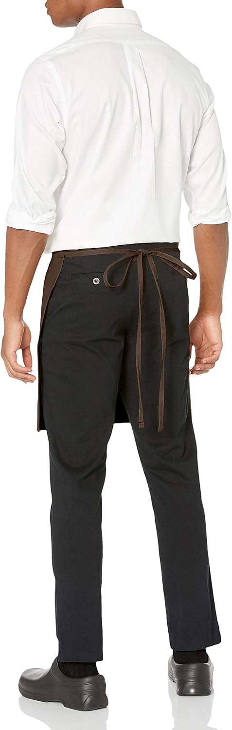 Uncommon Threads Unisex Waist Apron 22W X 18L, Brown, One Size: Food Service Uniforms Aprons: Clothing