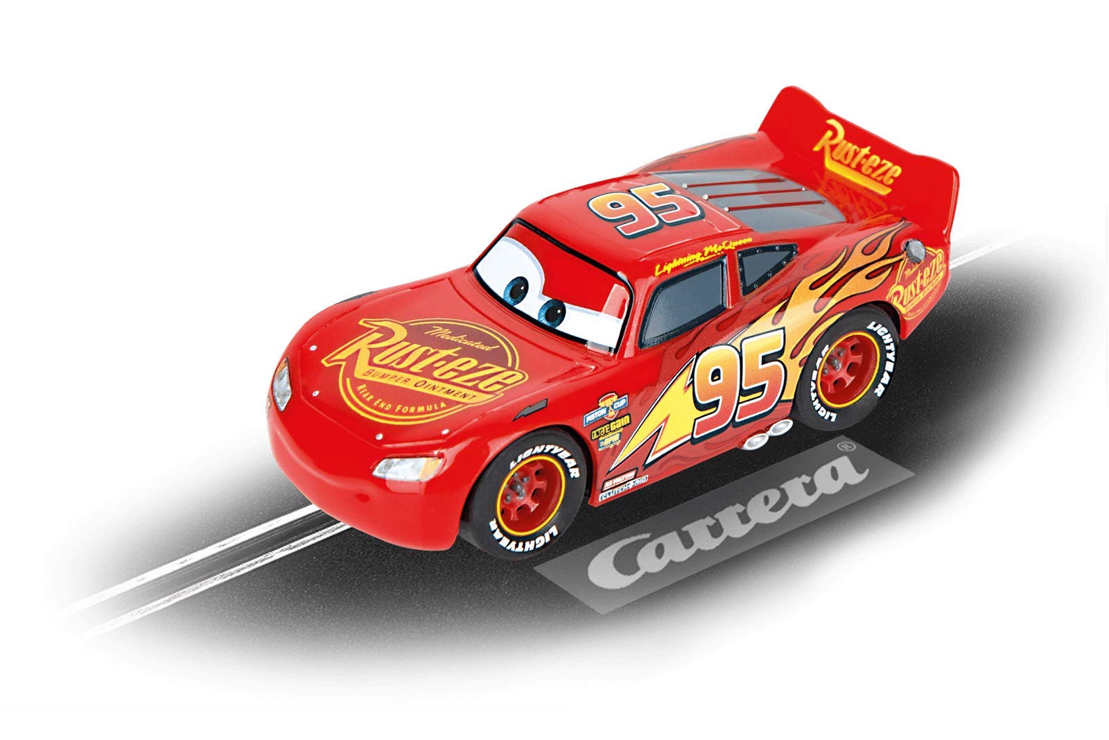 Carrera FIRST 20065010 Slot Disney Pixar Lightning McQueen Cars The Movie, red